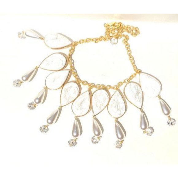 Sugar Gay Isber Jewelry Collection Snow White Beaded Necklace Handcrafted Gift - Picture 2 of 2